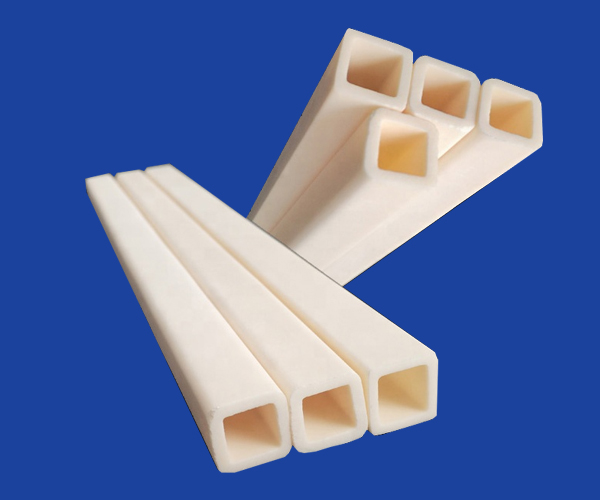 Square Ceramic Tubes Hardness Wear And High Temperature Resis
