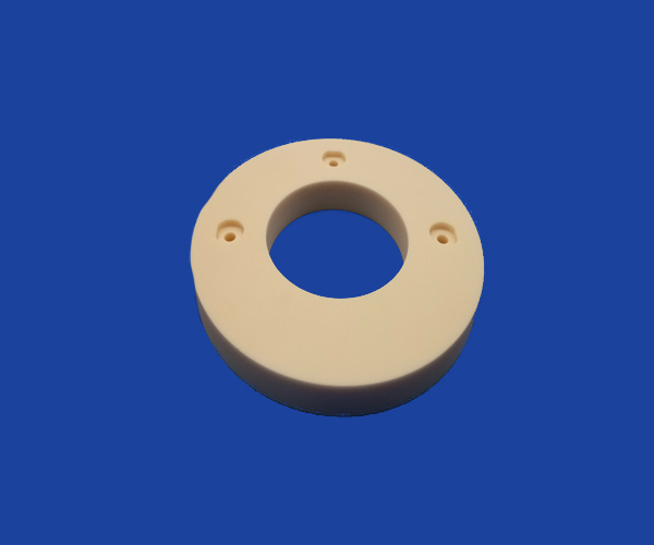 Customized Alumina Ceramic Flange With Ring For Insulating