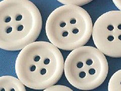 Zirconia ceramic buttons