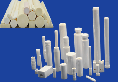 95% Alumina Ceramic Cylindrical Rod Used in Chemical Industry