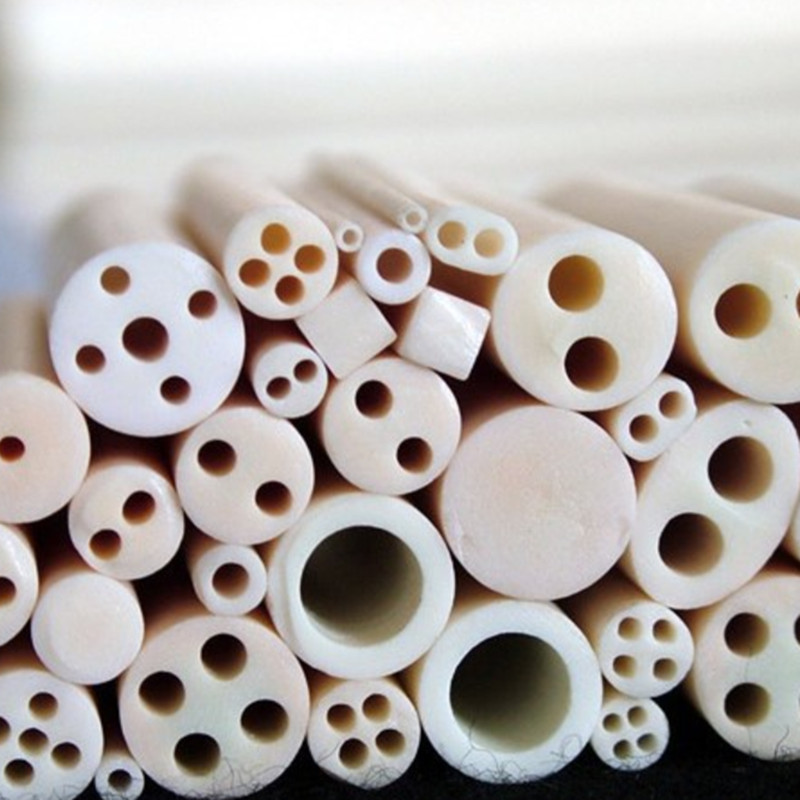 Alumina Multi Hole Ceramic Tubes / Alumina Ceramic Porous Tubes