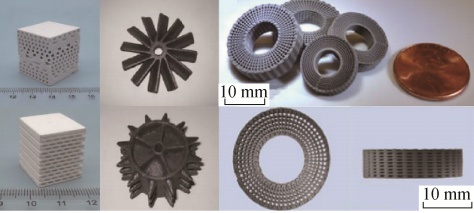 3D printing complex ceramic structural parts