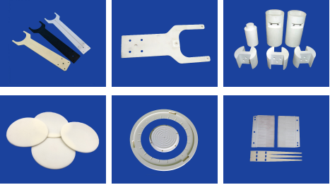 Some semiconductor ceramic structural parts produced by Mingrui Ceramics
