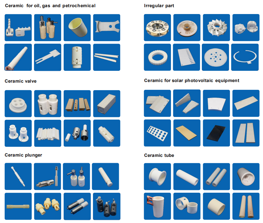 Alumina and zirconia ceramic structural parts formed by cold isostatic pressing of Mingrui Ceramics