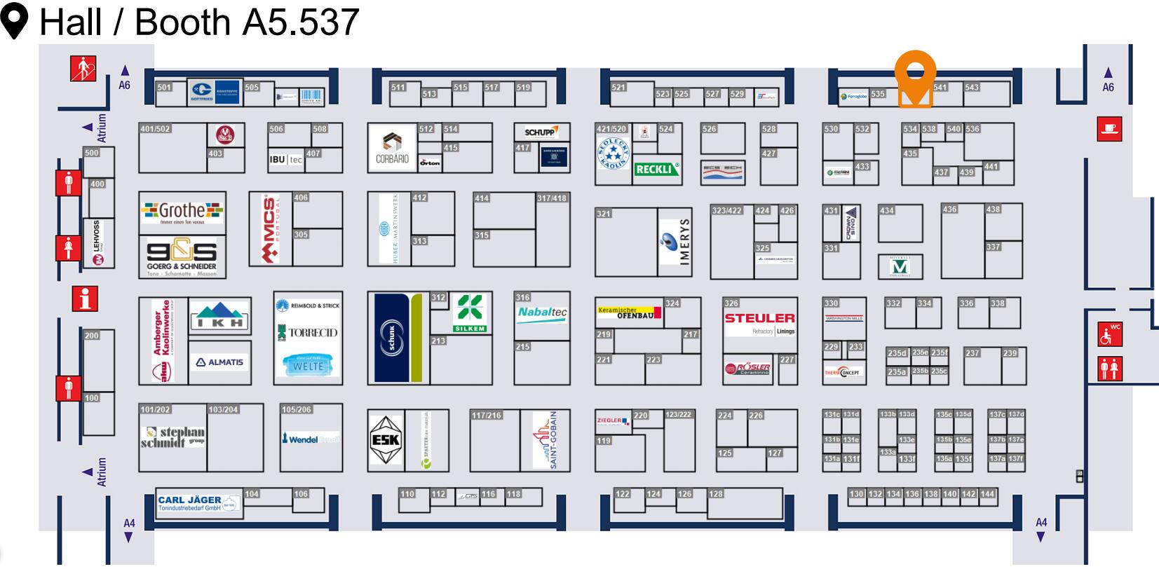 Mingrui Ceramics Hall A5 Booth 537 at Ceramitec April 9-12 2024